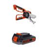 BLACK+DECKER 20V MAX Alligator Lopper Cordless Chainsaw with Lithium Battery 2.0 Amp Hour (LLP120B & LBXR2020-OPE)