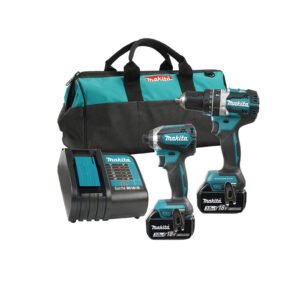 Makita DLX2180S 18V LXT 2PC Combo 3.0Ah Kit (DHP484Z Plus DTD153Z)