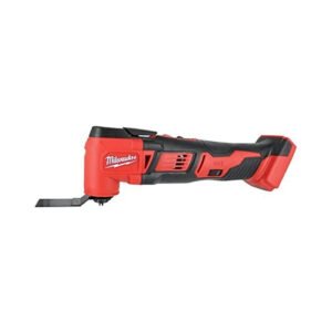 Milwaukee 2626-20 M18 18V Lithium Ion Cordless 18,000 OPM Orbiting Multi Tool with Woodcutting Blades and Sanding Pad with Sheets Included (Battery Not Included, Power Tool Only)