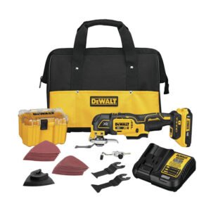 DEWALT 20V MAX* XR Oscillating Multi-Tool Kit, Variable Speed (DCS356D1)