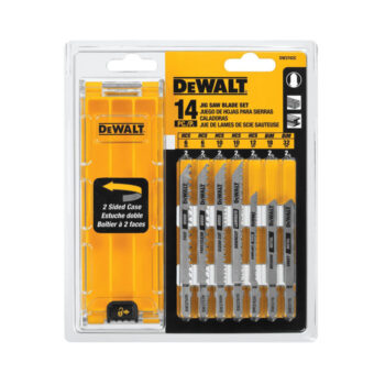 DEWALT DW3742C T-Shank Jig Saw Blade Set with Case, 14-Piece