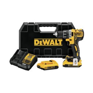 Dewalt 20V MAX XR 2.0Ah Li-Ion Brushless 0.5" Cordless Compact Drill Driver Kit (Refurbished)