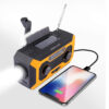 Emergency Weather Radio, Hand Crank Solar Battery Operated Survival NOAA AM FM Radio Portable with 1W￠8 Flashlight Kit, Built-in SOS Alarm Reading Lamp 2000mAh USB Power Bank for Cellphone