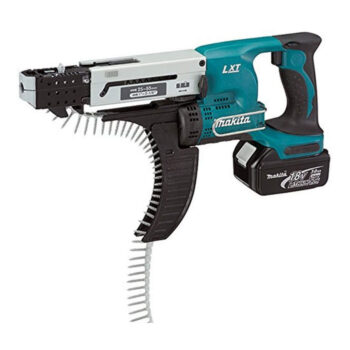 Makita DFR550RFE 1/4-Inch Cordless Autofeed Screwdriver Kit
