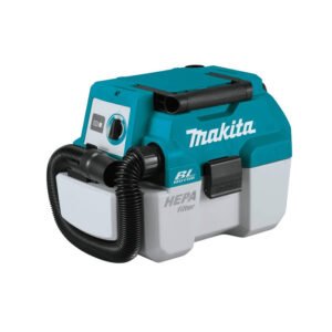 Makita XCV11Z 18V LXT Lithium-Ion Brushless Cordless 2 Gallon HEPA Filter Portable Wet/Dry Dust Extractor/Vacuum, Tool Only