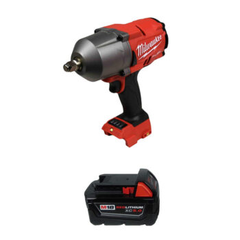 Milwaukee 2767-20 1/2" High Torque Impact Wrench w/ 48-11-1850 5.0Ah Battery