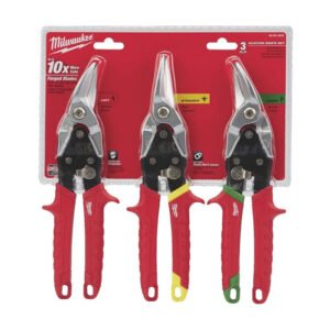 Milwaukee 3-Piece Aviation Snip Set - 48-22-4533