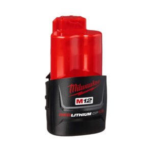 Milwaukee 48-11-2401 Genuine OEM M12 REDLITHIUM 12 Volt 1.5 Amp Compact Lithium Ion Battery with Overload Protection for Cordless Power Tools