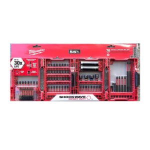 Milwaukee™ (48-32-4021) 70 Piece Milwaukee Shockwave Impact Duty Driver Bit Set
