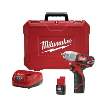 Milwaukee Electric Tool 2463-22 M12 Cordless Impact Wrench, 12 V