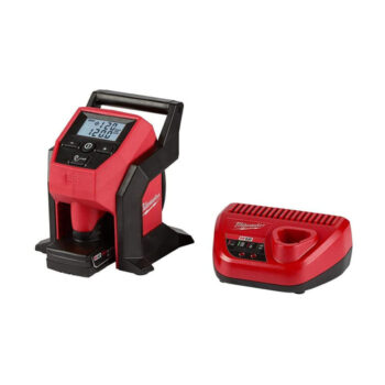 Milwaukee M12 12-Volt Lithium-Ion Cordless Compact Inflator Kit W/ 4.0Ah Battery & Charger