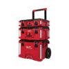 Milwaukee 22 in. Packout Rolling Modular Tool Box Stackable Storage System, Designed for Harsh Jobsite Conditions, Weather Sealed, 250 Lbs. Capacity with Metal Reinforced Corners and Locking Points