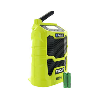 Ryobi P742 One+ 18V Lithium Ion Cordless Compact AM / FM Radio w/ Wireless Bluetooth Technology and Phone Charging (18V Battery Not Included / Radio Only)