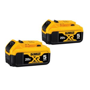 DEWALT 20V MAX* XR 20V Battery, 5.0-Ah, 2-Pack (DCB205-2)