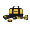 DEWALT DCG413FR2 20V Max* XR 5In. Flathead Paddle Switch Small Angle Grinder with Kickback Brake Kit