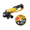 Dewalt DCG412B 20V MAX Lithium Ion 4-1/2" Grinder (Tool Only) with 4-Inch by 0.045-Inch Metal and Stainless Cutting Wheel, 5/8-Inch Arbor, 5-Pack