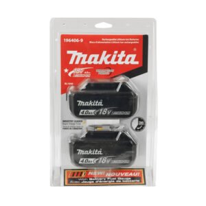 Makita BL1840B 2/Pk (196406-9) 18V (4.0 Amp) Li-Ion Battery Twin Pack