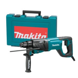 Makita HR2641 1" AVT Rotary Hammer, Accepts SDS-Plus Bits, 3-Mode, Variable Speed, Case (D-Handle)