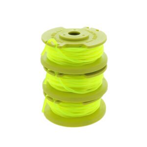 Ryobi One PLUS+ AC80RL3 OEM .080 Inch Twisted Line and Spool Replacement for Ryobi 18v, 24v, and 40v Cordless Trimmers (3 Pack)