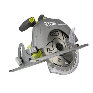 Ryobi P508 One+ 18V Lithium Ion Cordless Brushless 7 1/4 3,800 RPM Circular Saw w/ Included Blade (Battery Not Included, Power Tool Only)