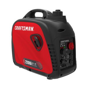 Craftsman C0010020 2200I 2000 Watt Portable Inverter Generator-CARB Compliant One Size Red/Black