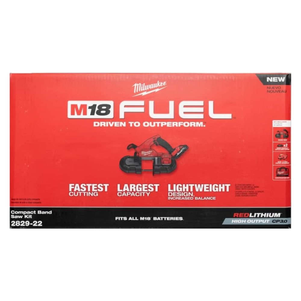 Milwaukee 2829-22 M18 Fuel Compact Band Saw Kit